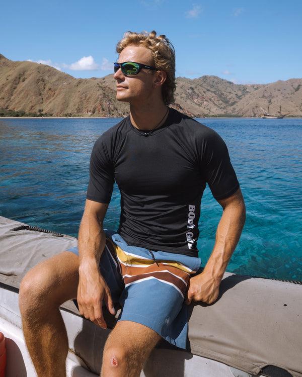 Body Glove Catalina UPF Short-Sleeve Sun Shirt - Black