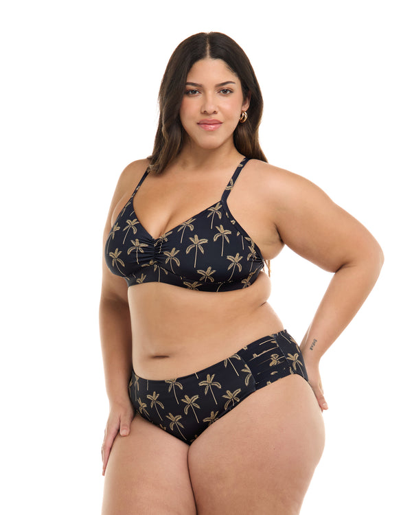 Body Glove Cayman Islands Drew Plus Size Swim Top - Lava Stone