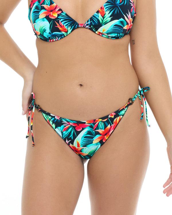 body glove Colola Brasilia Side-Tie Bikini Bottom - Colola / Black
