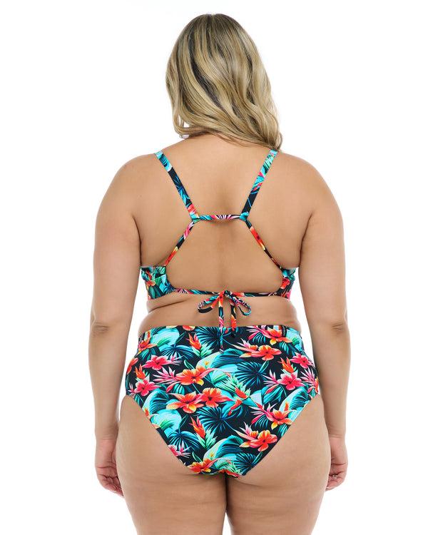 Body Glove Colola Drew Plus Size Swim Top - Colola / Black