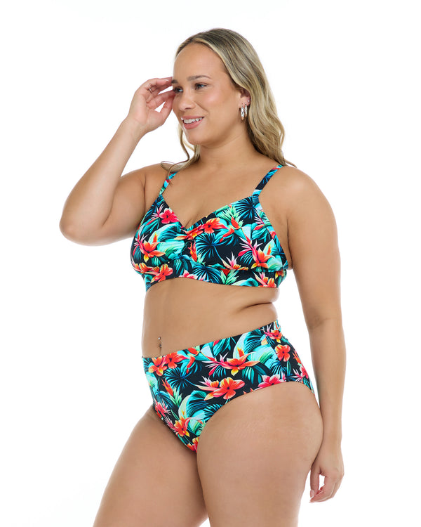 Body Glove Colola Drew Plus Size Swim Top - Colola / Black