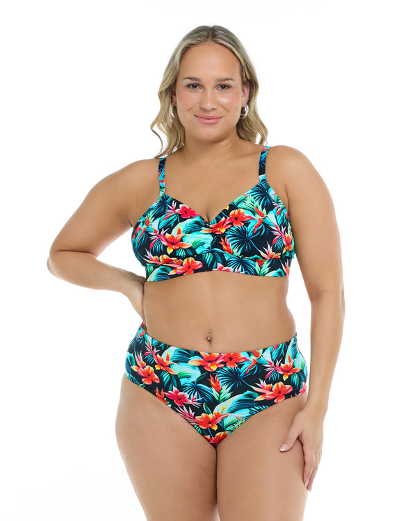 body glove Colola Drew Plus Size Swim Top - Colola / Black