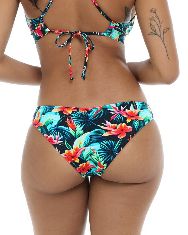 Body Glove Colola Eclipse Surf Rider Bikini Bottom - Colola / Black