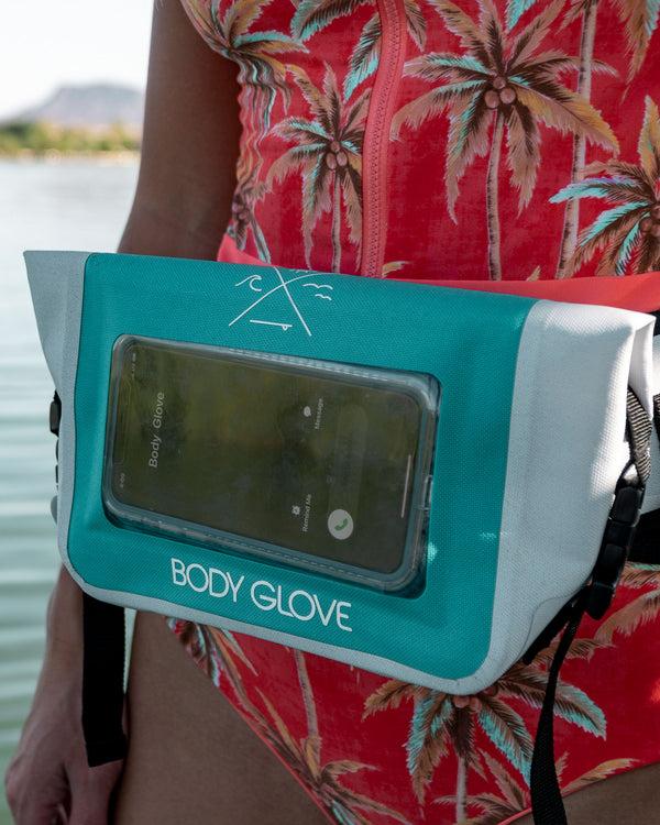 Body Glove Costa Waterproof Cell Phone Hip Pack - Teal