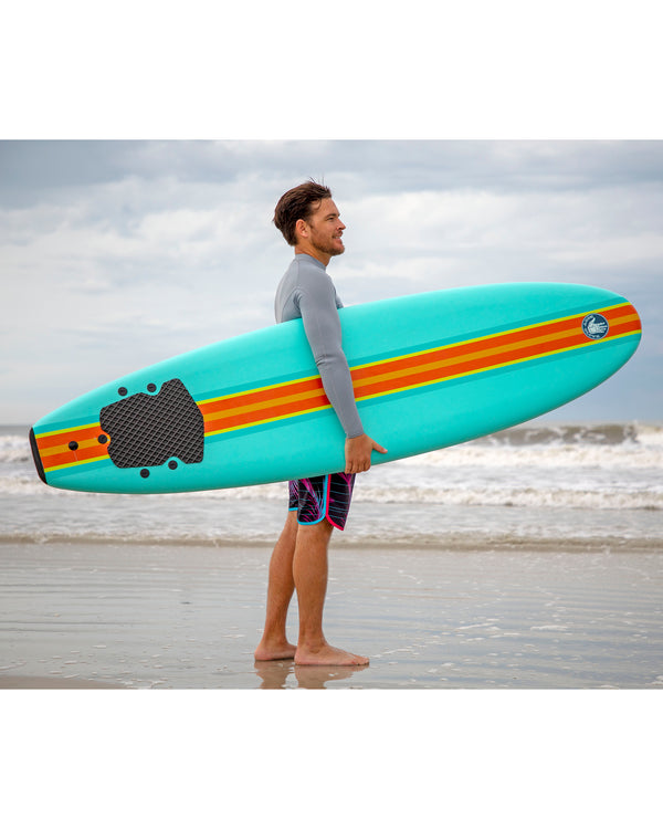 Body Glove Daily 7'6" Soft-Top Surfboard With Removable Fins