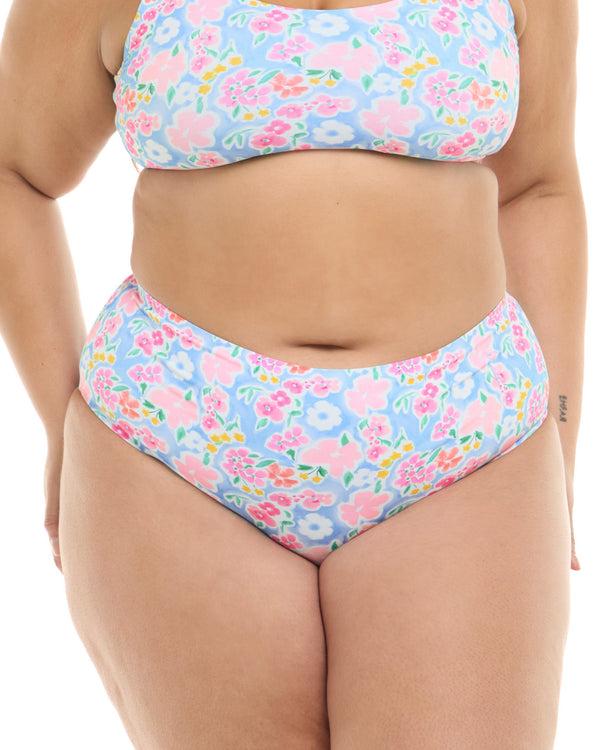 body glove Daydream High Tide Reversible Plus Size Swim Bottom - Sky