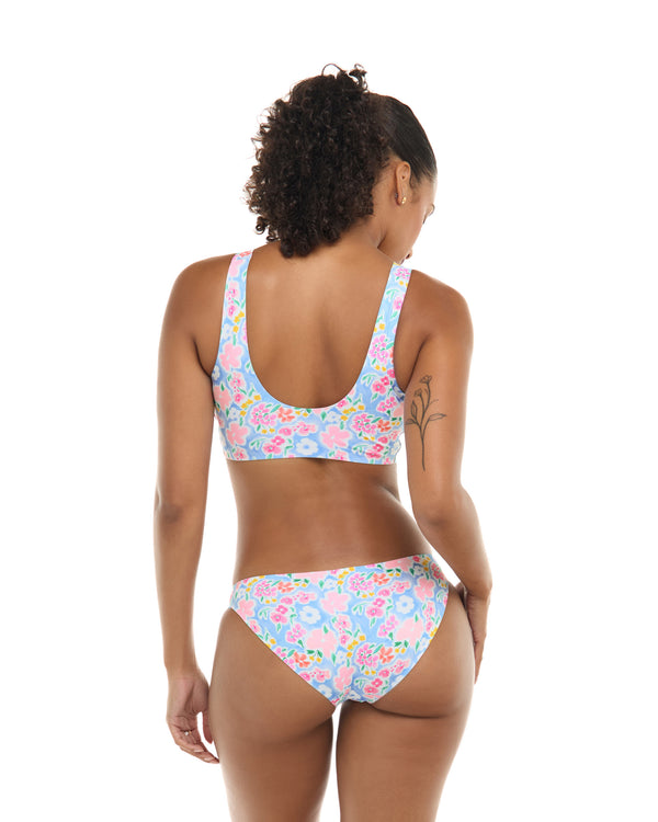 Body Glove Daydream Lovia Reversible Sweetheart Crop Top D - Sky