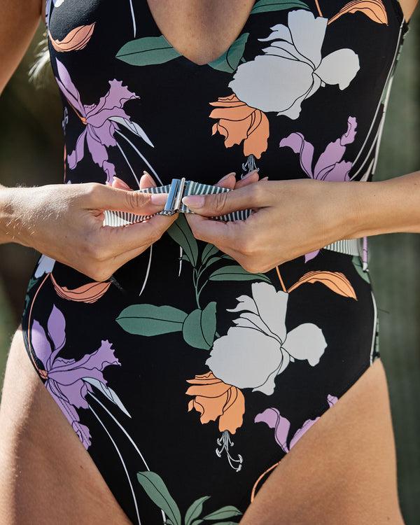 Body Glove Dreamy Ezry One-Piece Swimsuit - Black / Dreamy