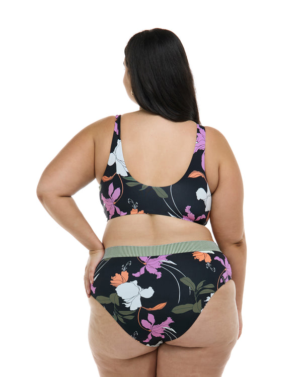 Body Glove Dreamy Kate Plus Size Scoop Bikini Top - Black / Dreamy
