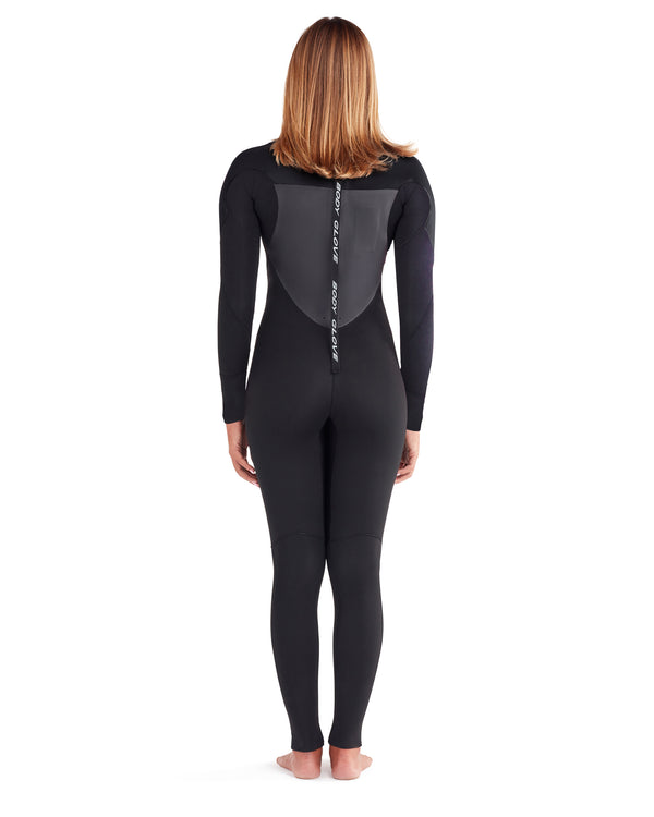 Body Glove EOS 3/2mm Back-Zip Women's Fullsuit - Black