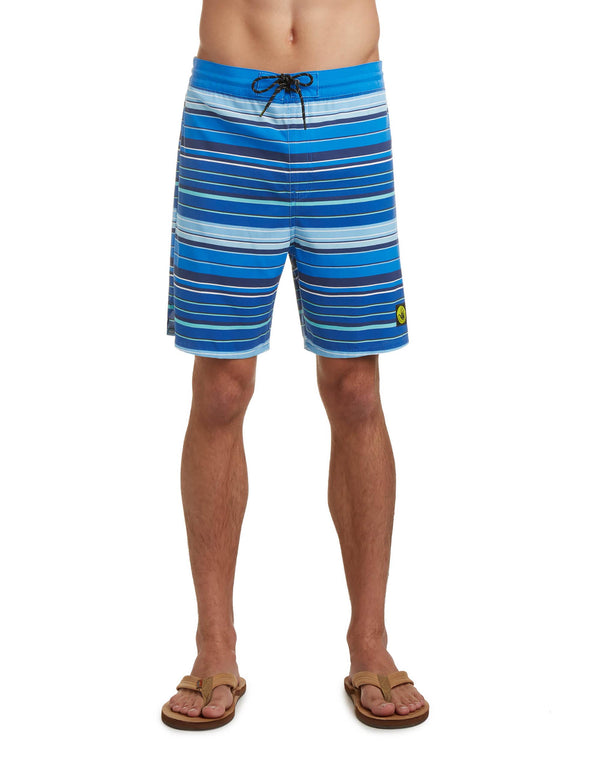 Body Glove Floaters 19" Comfort Boardshorts - Blue Stripe
