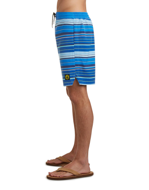 Body Glove Floaters 19" Comfort Boardshorts - Blue Stripe