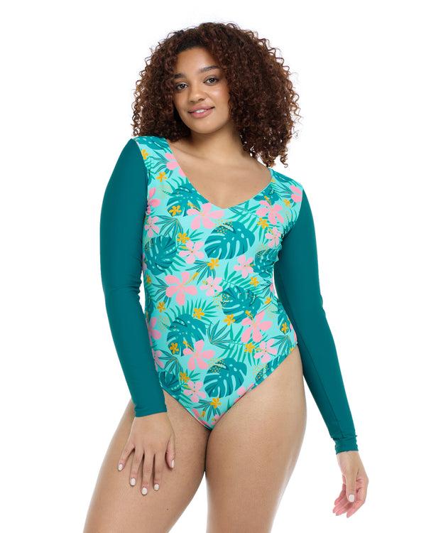 Body Glove Flor Nove Chloe One-Piece Swimsuit - Flor Nove / Sea Mist