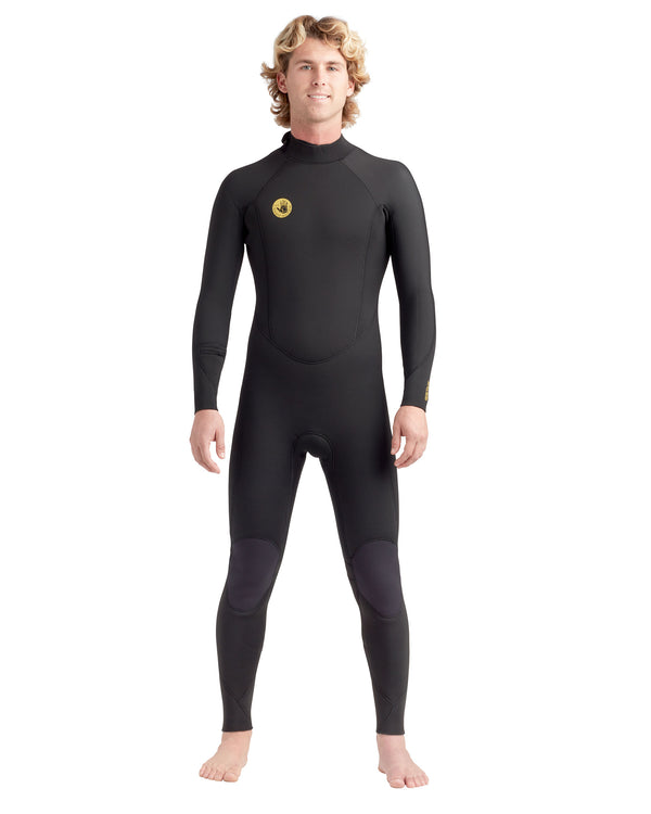 body glove Heritage 3/2mm Back-Zip Men's Fullsuit - Black