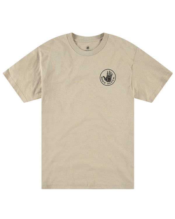Body Glove Heritage Short-Sleeved T-Shirt - Sand Black Logo
