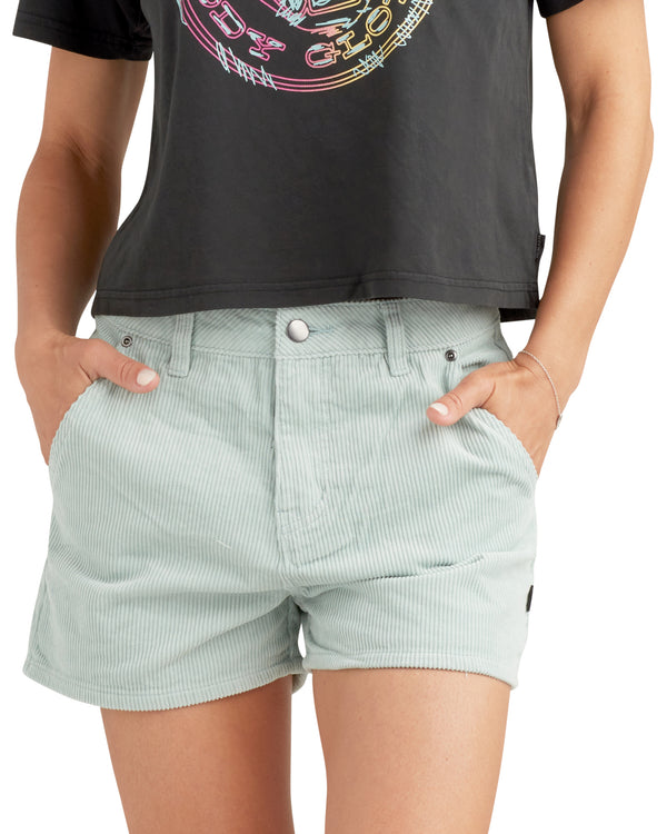 Body Glove Higher Road Corduroy Shorts - Aqua / Corduroy