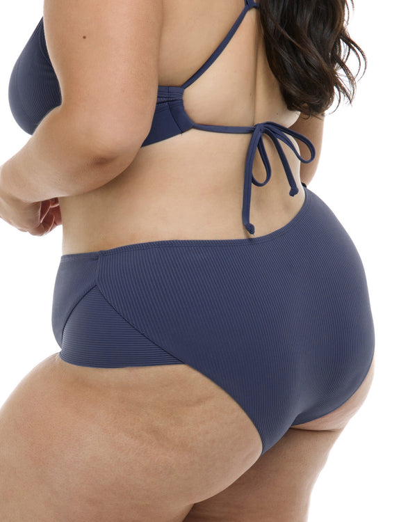 Body Glove Ibiza Coco Plus Size High Waisted Bikini Bottom - Dusk