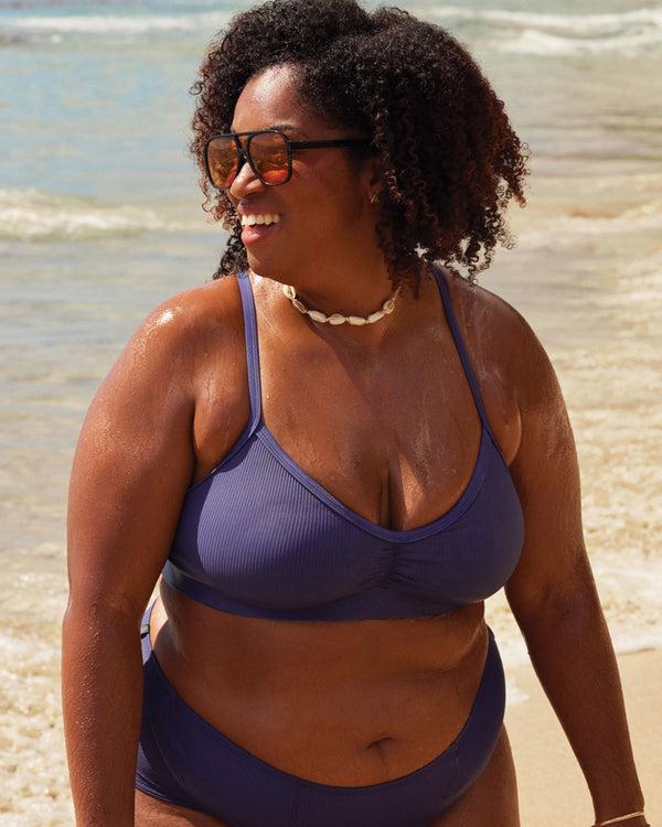 body glove Ibiza Drew Plus Size Fixed Triangle Bikini Top - Dusk