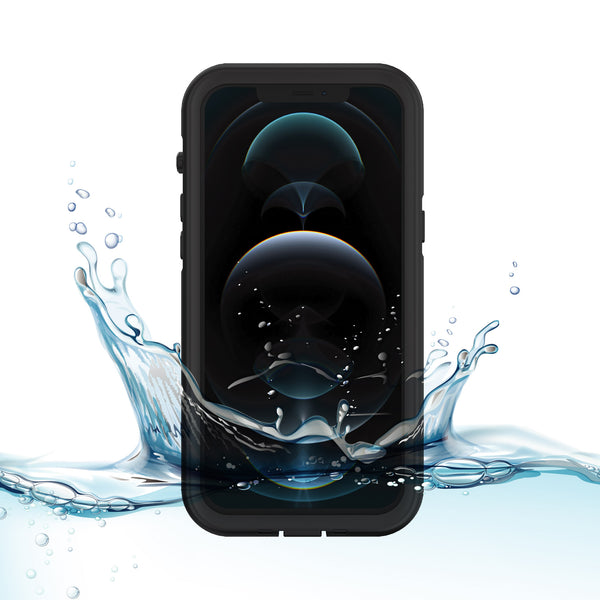 body glove iPhone 12 Pro Max Waterproof Phone Case - Black/Clear