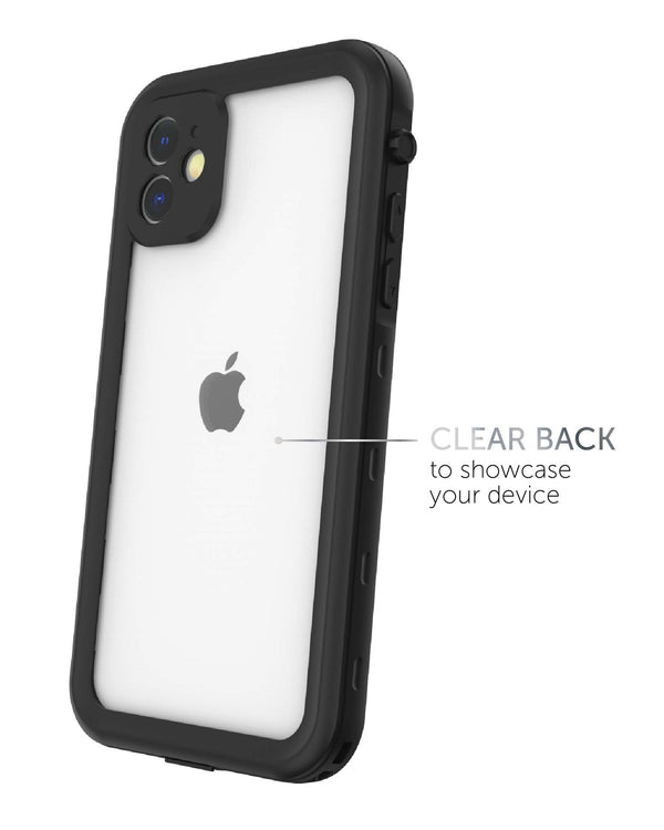 Body Glove IPhone 12 Tidal Waterproof Phone Case - Black/Clear