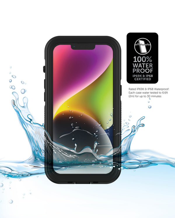 Body Glove IPhone 14 Pro Max Tidal Waterproof Phone Case - Black/Clear