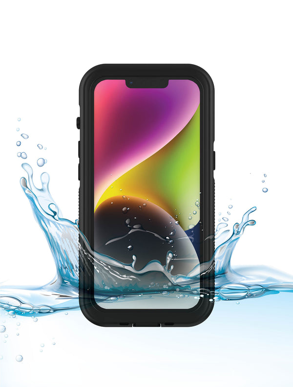 body glove iPhone 14 Pro Max Tidal Waterproof Phone Case - Black/Clear