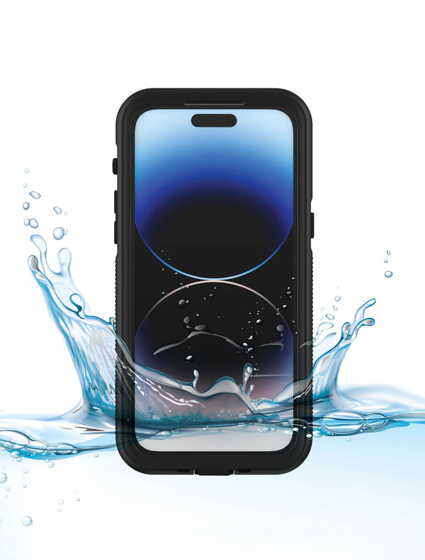 body glove iPhone 14 Pro Tidal Waterproof Phone Case - Black/Clear