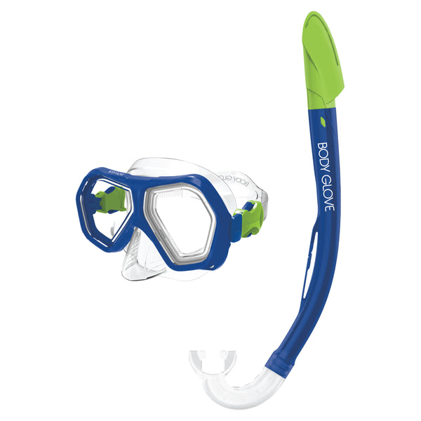 body glove Kids Mischief Mask/Snorkel Combo - Blue/Lime