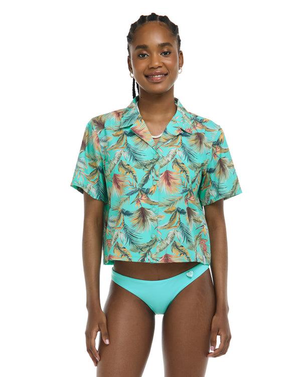 body glove Lalancha Short Sleeve Surf Shirt - Sea Mist / Molokini