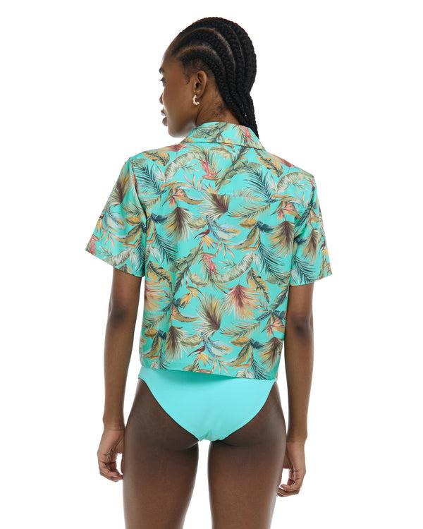 Body Glove Lalancha Short Sleeve Surf Shirt - Sea Mist / Molokini
