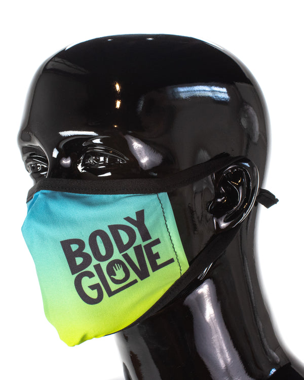 Body Glove Men's 3-Piece Face Mask Set - Ombre Palm Prints