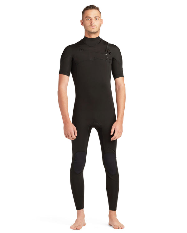 body glove Men's Variant 2/2mm Short Arm Chest-Zip Fullsuit - Black