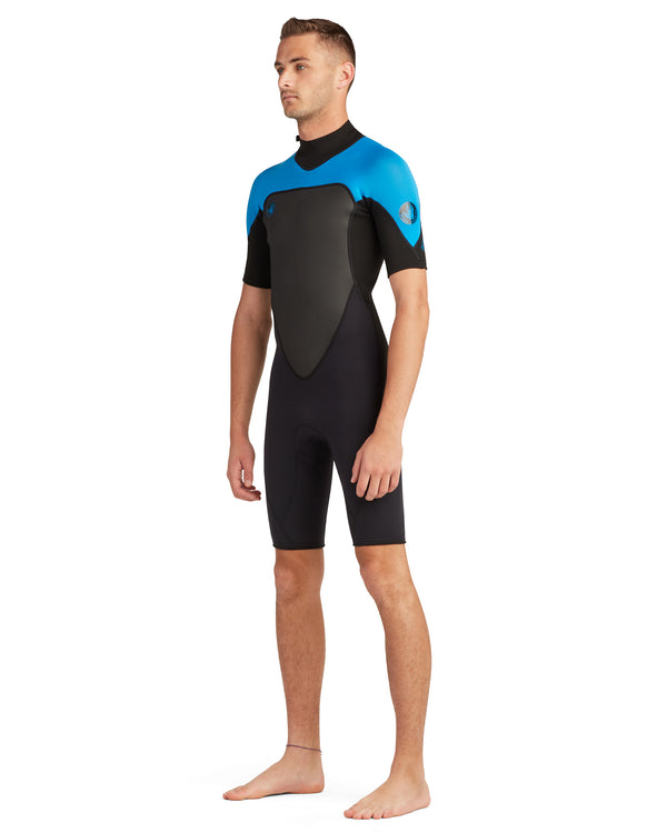 Body Glove Phoenix 2mm Men's Back-Zip S/S Springsuit - Blue