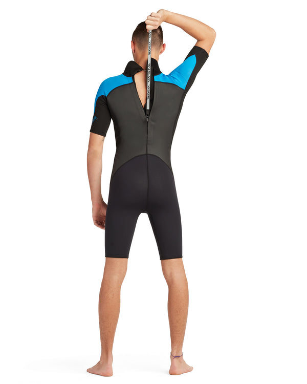 Body Glove Phoenix 2mm Men's Back-Zip S/S Springsuit - Blue