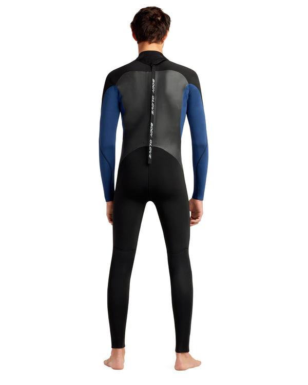 Body Glove Phoenix 4/3mm Men's Back-Zip Fullsuit - Blue
