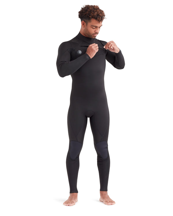 Body Glove Phoenix 4/3mm Men's Chest-Zip Fullsuit - Black