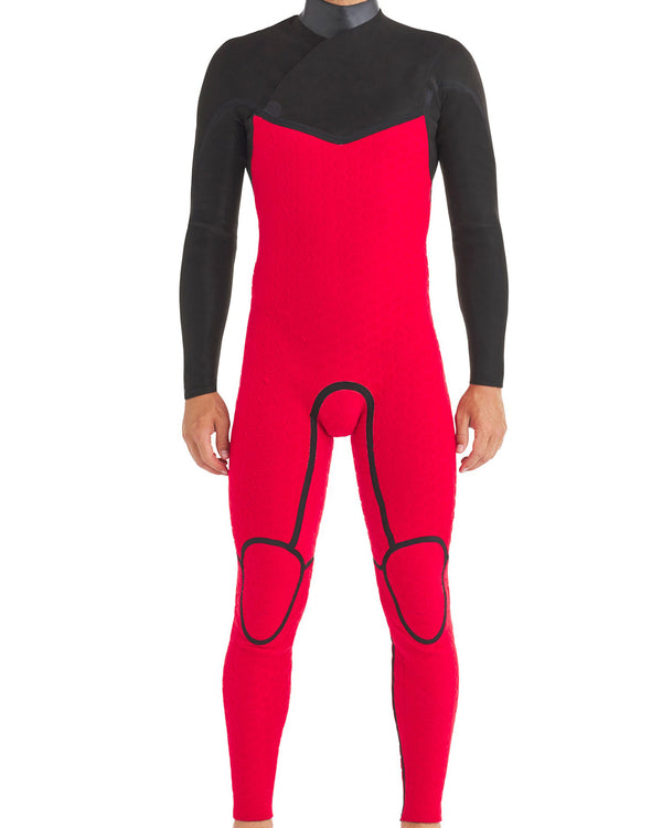 Body Glove Red Cell 3/2mm Men's Chest-Zip Fullsuit - Black