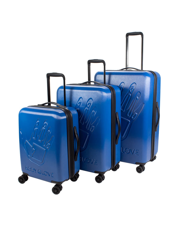 body glove Redondo 3-Piece Hardside Spinner Luggage Set - Northern Blue