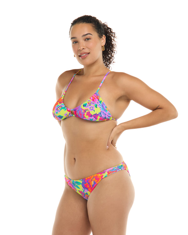 Body Glove Romy Kenna Triangle Slider Bikini Top - Key Lime