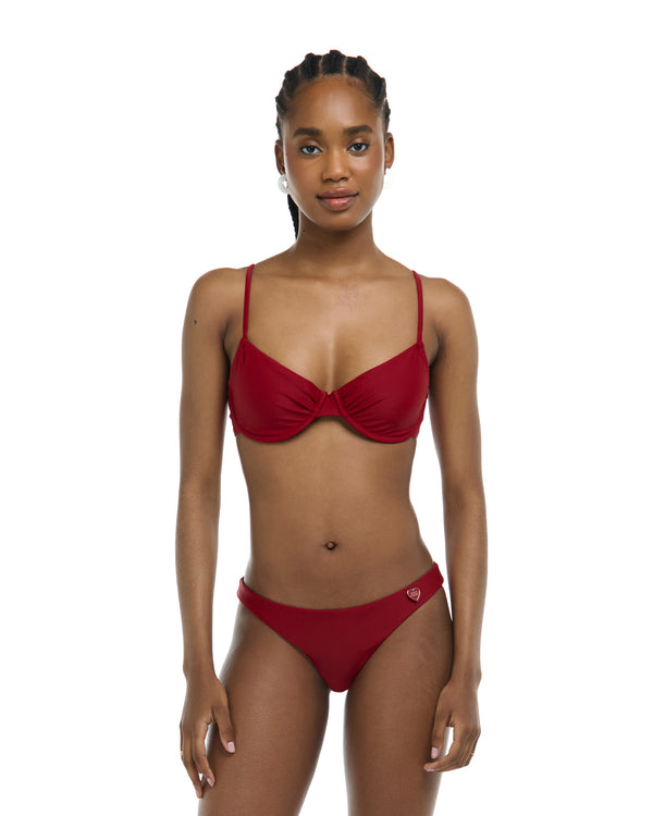 body glove Smoothies Alice Underwire Bikini Top - Cranberry