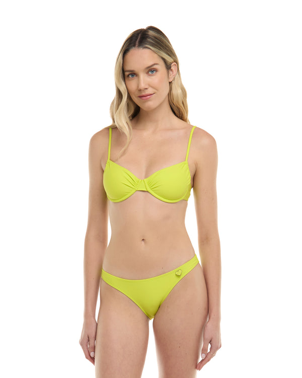 Body Glove Smoothies Alice Underwire Bikini Top - Key Lime
