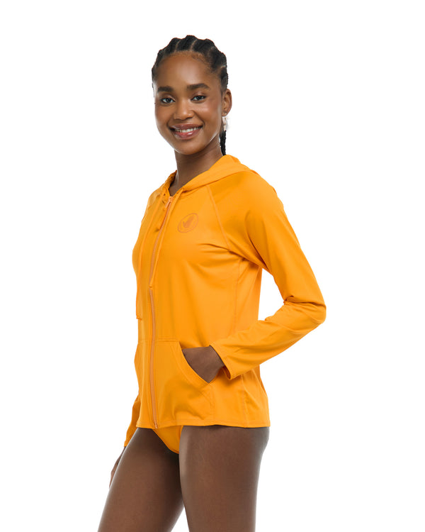 Body Glove Smoothies Barbara Hoodie Rashguard - Apricot