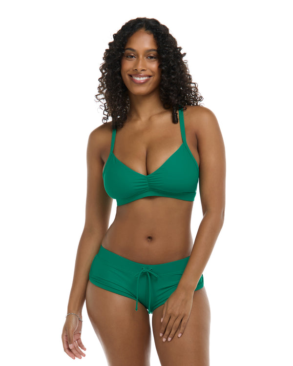 body glove Smoothies Drew D-F Cup Swim Top - Viridian