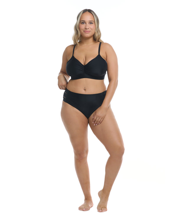 Body Glove Smoothies Drew Plus Size Bikini Top - Black