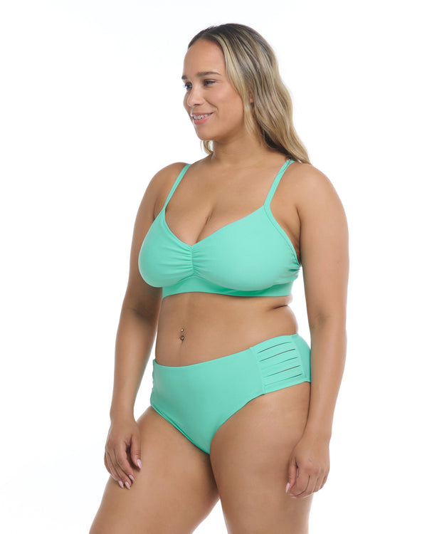 Body Glove Smoothies Drew Plus Size Swim Top - Sea Mist