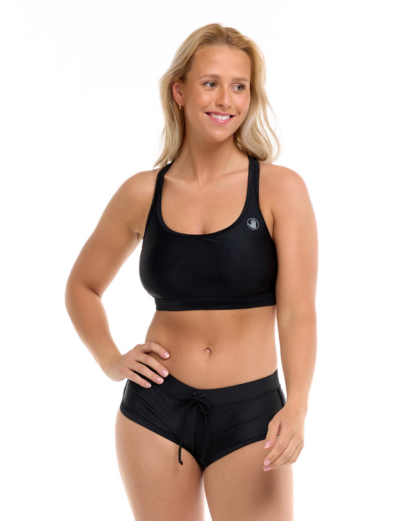 body glove Smoothies Equalizer D/DD Cross-Over Sports Bra - Black