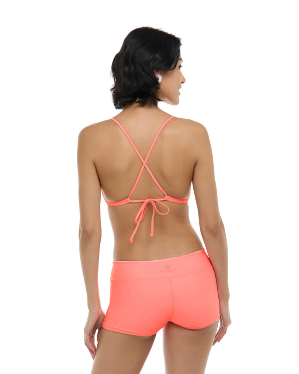 Body Glove Smoothies Evelyn Fixed Triangle Bikini Top - Coral