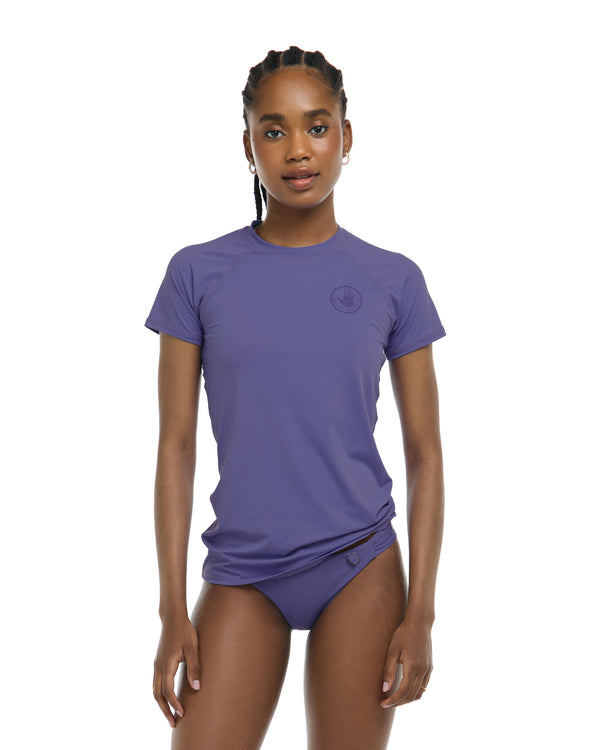 body glove Smoothies In Motion Short Sleeve Rashguard - Iris