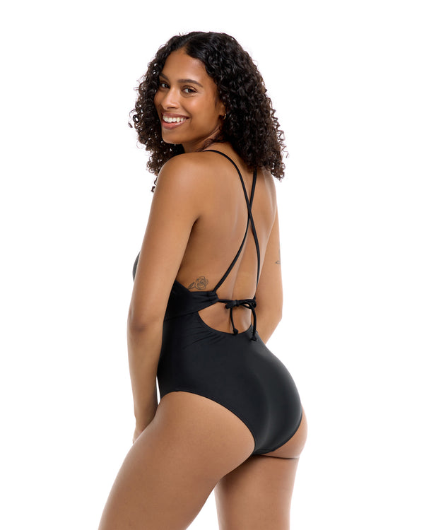 Body Glove Smoothies Jessica One-Piece Tank D Cup - Black