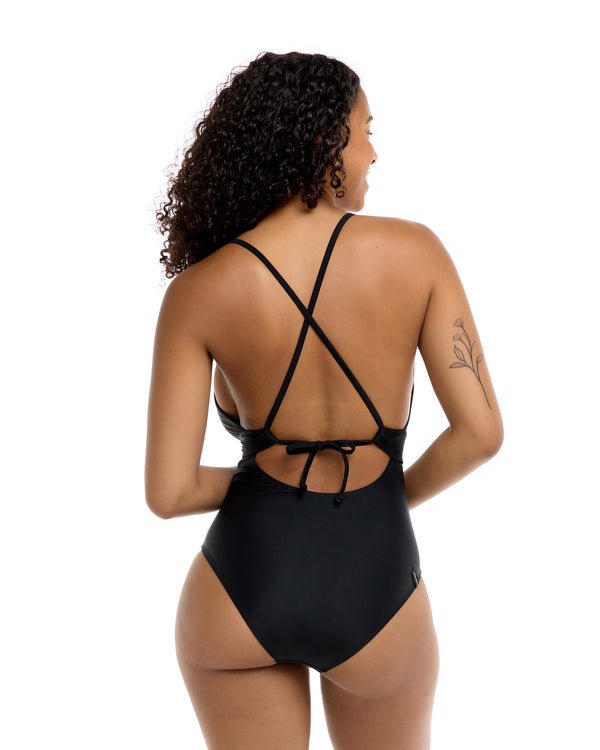Body Glove Smoothies Jessica One-Piece Tank D Cup - Black